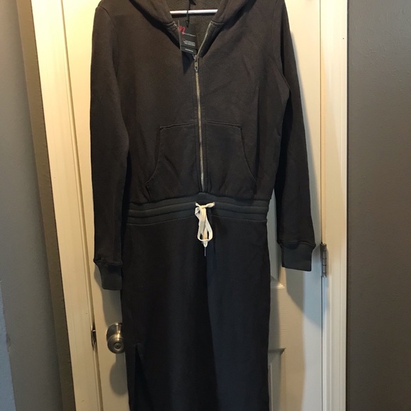 Closeout!▪️n:Philanthropy Rare Gray Hooded Dress - Picture 7 of 8